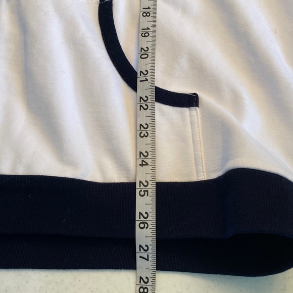 Lauren Ralph Lauren White & Dark Navy Hooded Jacket - Picture 8 of 8